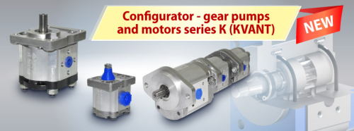Hydrosila developed a convenient configurator for the selection of pumps and gear motors of the K series!