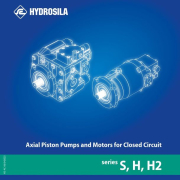 Axial piston pumps and hydraulic motors for closed hydraulic systems
