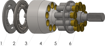 Запасні частини до насосів та гідромоторів серії 1 EATON®