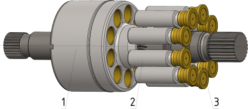 Запасні частини до насосів та гідромоторів серії 90 Danfoss (Sauer)® 
